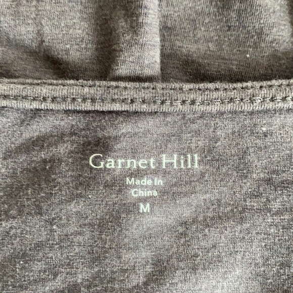 Garnet Hill Ruffle Knit Top Bell Sleeves - Picture 2 of 8